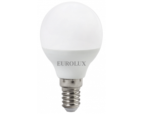 Лампа светодиодная EUROLUX LL-E-G45-7W-230-2,7K-E14 76/2/5 Лампа светодиодная EUROLUX LL-E-G45-7W-230-2,7K-E14 76/2/5