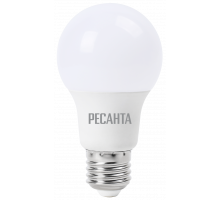 Лампа светодиодная РЕСАНТА LL-R-A60-9W-230-3K-E27 76/1/13