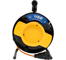 Удлинитель USE ПВС 2200 Вт, 30 м, на садовой катушке без заземления USE303-013