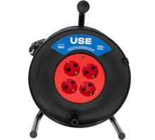 Удлинитель USE ПВС 2200 Вт, 30 м, на катушке без заземления USE303-025