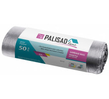 Пакеты для мусора Home (60 л; 50 шт; серые) PALISAD 927125
