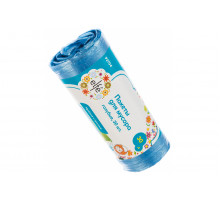 Пакеты для мусора 30 л х 30 шт, голубые Elfe 92704