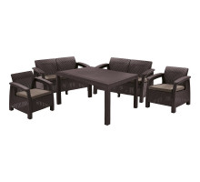 Комплект мебели KETER Corfu Fiesta коричневый 17198008РКC