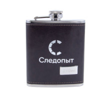 Фляжка в кожаном оплете Следопыт Browny 240 мл, коричневая PF-BD-F18