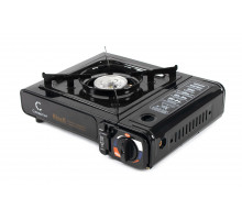 Газовая плита с переходником Следопыт Black PF-GST-N10