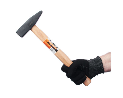 Молоток кованый с деревянной ручкой 600 гр ЕРМАК 615-086
