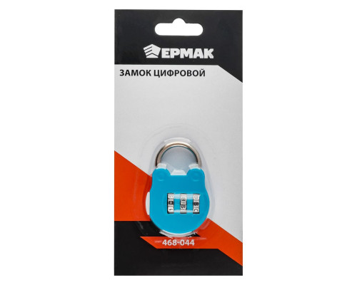 Цифровой замок ЕРМАК блистер, металл, 3 цвета, CR-19В 468-044