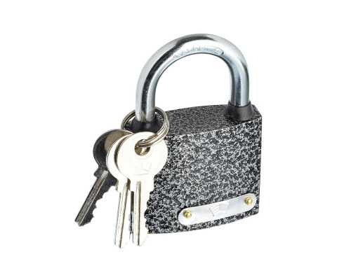 Навесной замок ЕРМАК Влагонепроницаемый металл, 66 мм 468-093