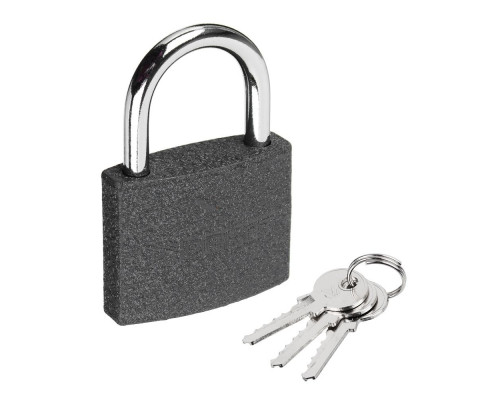 Навесной замок РОКОТ Серый металл 50 мм 673-014