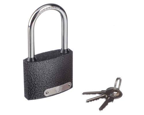 Навесной замок ЕРМАК Влагонепроницаемый с длинной дужкой, 63 мм 673-036