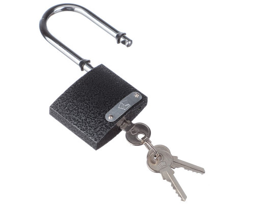 Навесной замок ЕРМАК Влагонепроницаемый с длинной дужкой, 63 мм 673-036