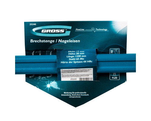 Лом-гвоздодер GROSS двутавровый профиль, 1200x30x17 мм 25240