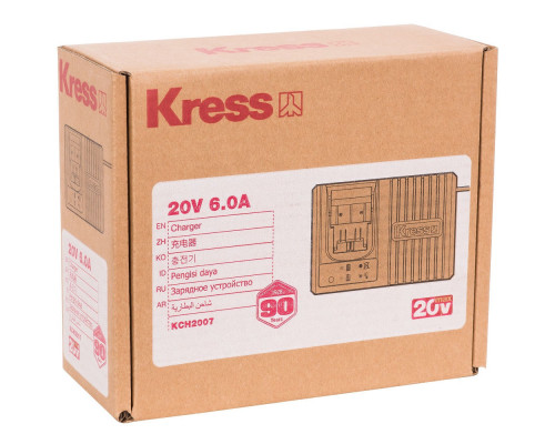 Зарядное устройство KRESS KCH2007 20V 6A