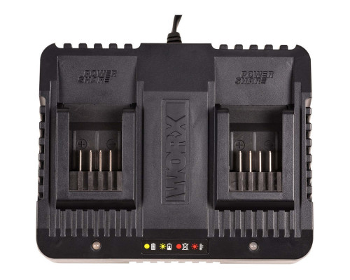 Устройство зарядное двойное (20 В; 2х1 A) WORX WA3772