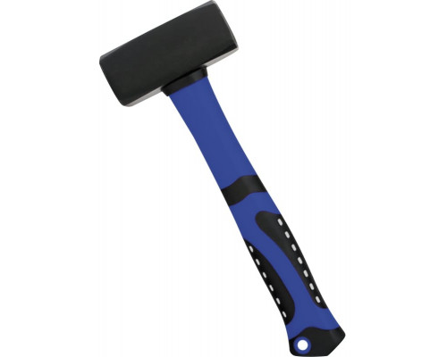 Кувалда VertexTools 1500 г, фибергласовая обрезиненная рукоятка 10-12-1500
