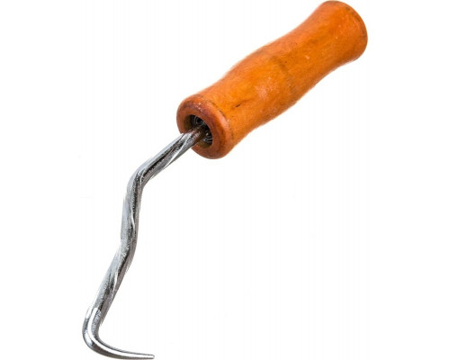 Крюк для вязки арматуры Vertextools деревянная ручка 1807