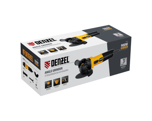 Углошлифовальная машина Denzel AGL125-900 26905