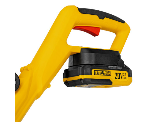 Триммер аккумуляторный Denzel GT-230, 230 мм, Li-Ion, 20 В 58701