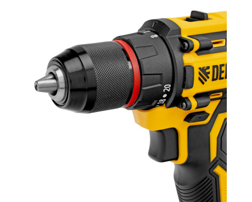 Дрель-шуруповерт аккумуляторная бесщеточная Denzel CDH-BL-20 26123
