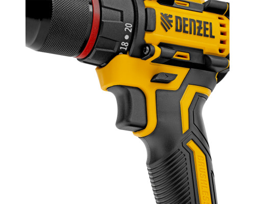 Дрель-шуруповерт аккумуляторная бесщеточная Denzel CDH-BL-20 26123