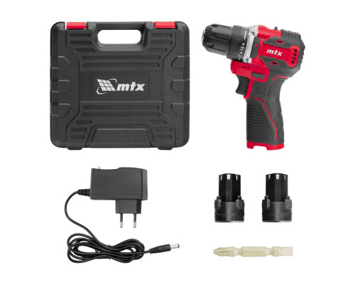 Дрель-шуруповерт аккумуляторная бесщеточная MTX CDB-BL-12, Li-Ion, 12 В 26184