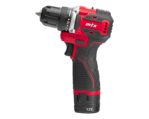 Дрель-шуруповерт аккумуляторная бесщеточная MTX CDB-BL-12, Li-Ion, 12 В 26184