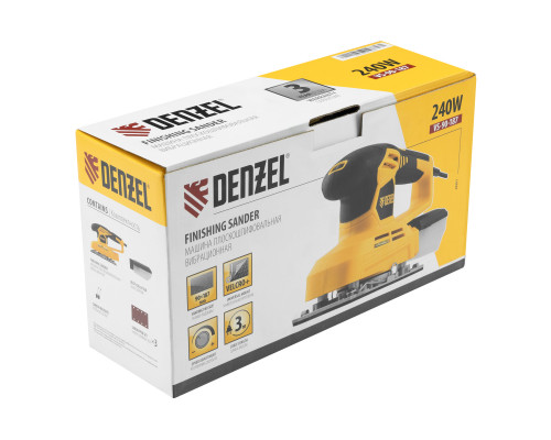 Машина плоскошлифовальная вибрационная Denzel VS-90-187  27611