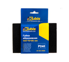 Губка абразивная KUBIS 100х70х25 мм, Р 240 07-00-4024