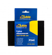 Губка абразивная KUBIS 100х70х25 мм, Р 240 07-00-4024