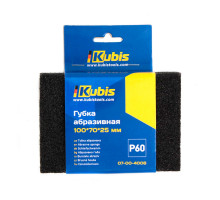 Губка абразивная KUBIS 100х70х25 мм, Р 60 07-00-4006