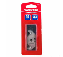 Лезвия трапециевидные с крюком WORKPRO 10 шт, SK-5 WP213023