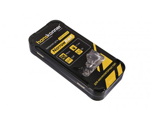 Цепь пильная Micro 50 звеньев, 1.1 мм, 3/8" Hanskonner H901-PX-50