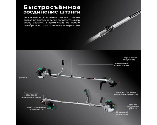 Триммер бензиновый DWT BFSP2102