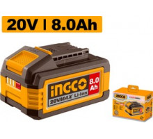 Аккумуляторная батарея Li-Ion INGCO INDUSTRIAL 20 В 8 Ач FBLI2128