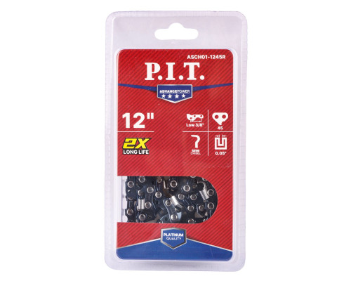 Цепь пильная для аккум пил P.I.T. ADVANCE 3/8"-1,3-45 зв, шина 12", для PKE20H-300A ASCH01-1245R