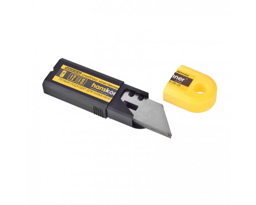 Лезвия трапециевидные 10 шт, оксидированные, SK5 стальHanskonner HK1076-S2-KE