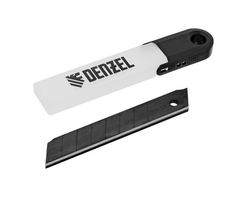 Лезвия 18 мм, сталь SK4, 0.5 мм, супер острые, 5 шт Denzel 79306