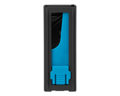Лезвия GROSS 19 мм, SK2 Black, трапециевидные, выдвижной пластиковый пенал, 10 шт 79377