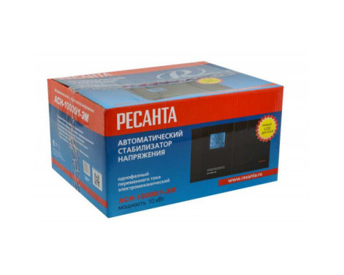 Стабилизатор напряжения РЕСАНТА АСН-10000/1-ЭМ  63/1/8