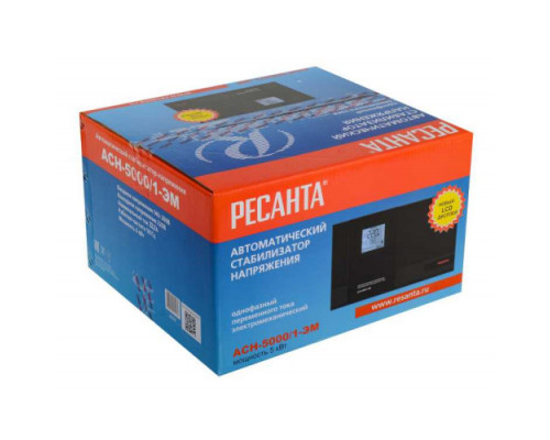 Стабилизатор напряжения РЕСАНТА АСН-5000/1-ЭМ 63/1/6