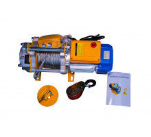 Лебедка TOR KCD-300/600 кг, 220 В с канатом 40 м алюминиевый корпус 1023995