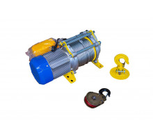 Лебедка TOR KCD-300/600 кг, 220В, с канатом 60 м, 24 м/мин, алюминиевый корпус 1034615