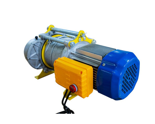 Лебедка TOR KCD-300/600 кг, 380В, с канатом 60 м, 24 м/мин, алюминиевый корпус 1034602