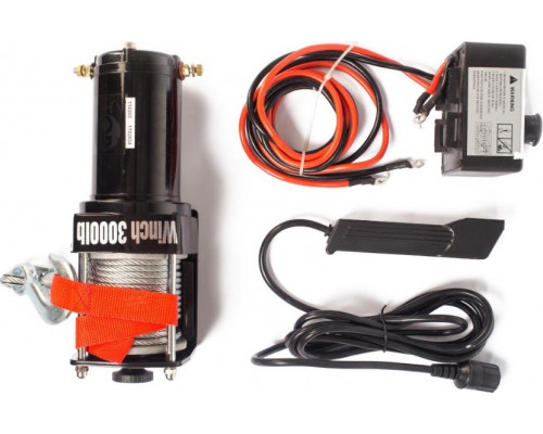Автомобильная лебедка TOR (1361 кг/13,5 м) 12 V P3000-1A 114303