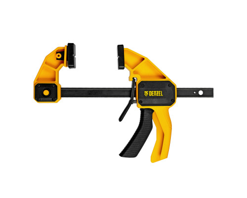 Струбцина Denzel F-образная, быстрозажимная, 150 х 80 мм, усиленный нейлоновый корпус 20505