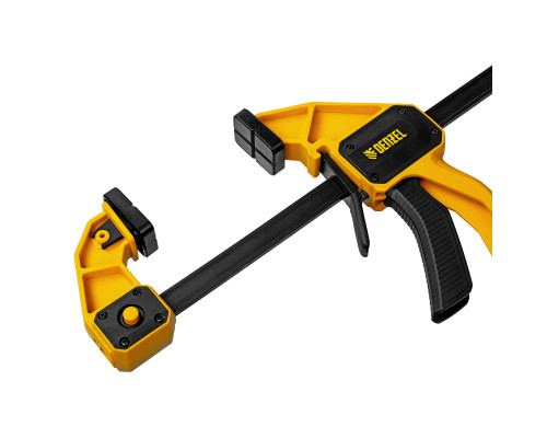 Струбцина Denzel F-образная, быстрозажимная, 150 х 80 мм, усиленный нейлоновый корпус 20505