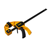 Струбцина Denzel F-образная, быстрозажимная, 300 х 80 мм, усиленный нейлоновый корпус 20506