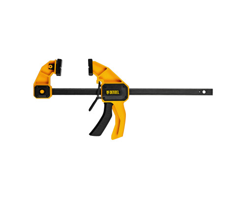 Струбцина Denzel F-образная, быстрозажимная, 300 х 80 мм, усиленный нейлоновый корпус 20506