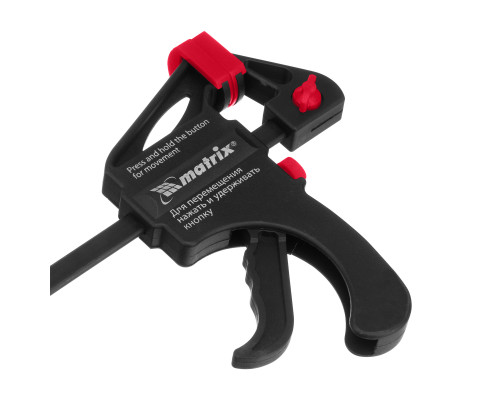 Струбцина Matrix универсальная, быстрозажимная, F-образная, 450 х 565 х 45 мм 20574