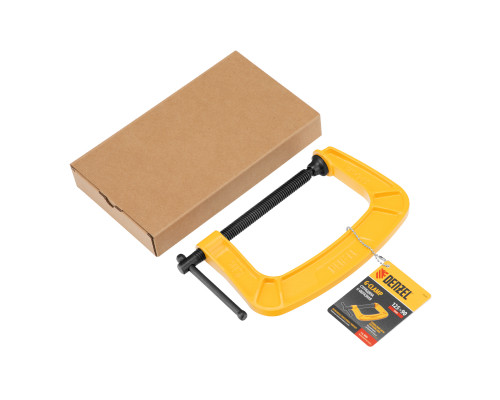 Струбцина G-образная, усиленная Denzel 125 мм 20644